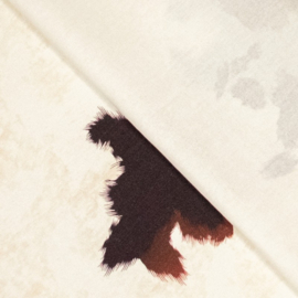 Keperkatoen - Cow -  Off White