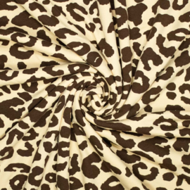 Heavy Jogging - Organic - Leopard Big - Ilja - Ecru Brown