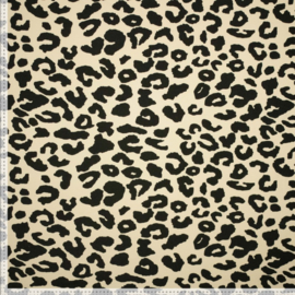 Heavy Jogging - Organic - Leopard Big - Ilja - Ecru Black