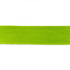 Tassenband Katoen | Lime  | 4cm breed