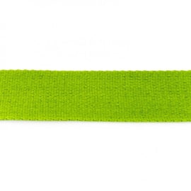 Tassenband Katoen | Lime  | 4cm breed