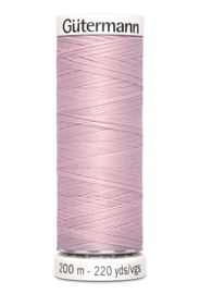 Gutermann garen 200 meter - Bleekroze -Bruidsroze 662