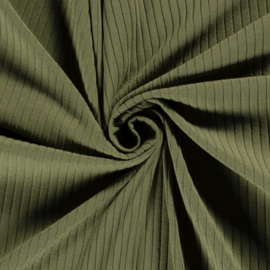 Jersey Tricot Rib - Forest Green 028