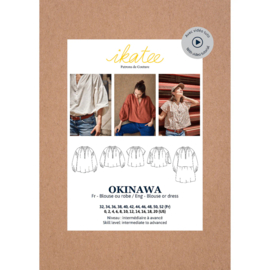 Ikatee Pattern | Okinawa Blouse and  Dress - Women - Size 32-52