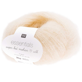 Rico Design - Essentials Super Kid Mohair Loves Silk - Cream 042