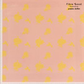 Fibremood 20 - Katoen Print - Roses - Soft Pink