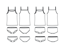 Ikatee | Belle Mum - underwear set - 34/46 - Paper Sewing Pattern