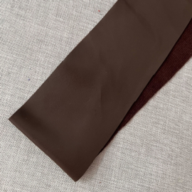 Imitatieleer - Stretch - Made in Italy - Dark Brown
