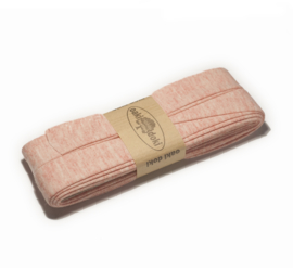 Tricot biaisband | Zalmrose gemeleerd  | col. 061