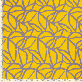 Viscose Crincle - Yellow Lilac