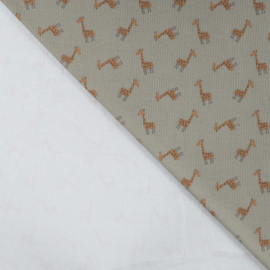 Qjutie - Rib Print - Giraffe