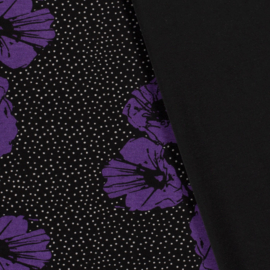 Jacquard - Flower  - Purple