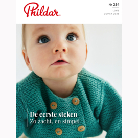 Phildar - nr. 254   -  Breien   -  Baby Patronen Easy - Lente Zomer 2025