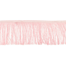 Franjeband  | 10 cm | Roze  - 32872