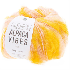 Fashion Alpaca Vibes Aran | Salmon - Yellow