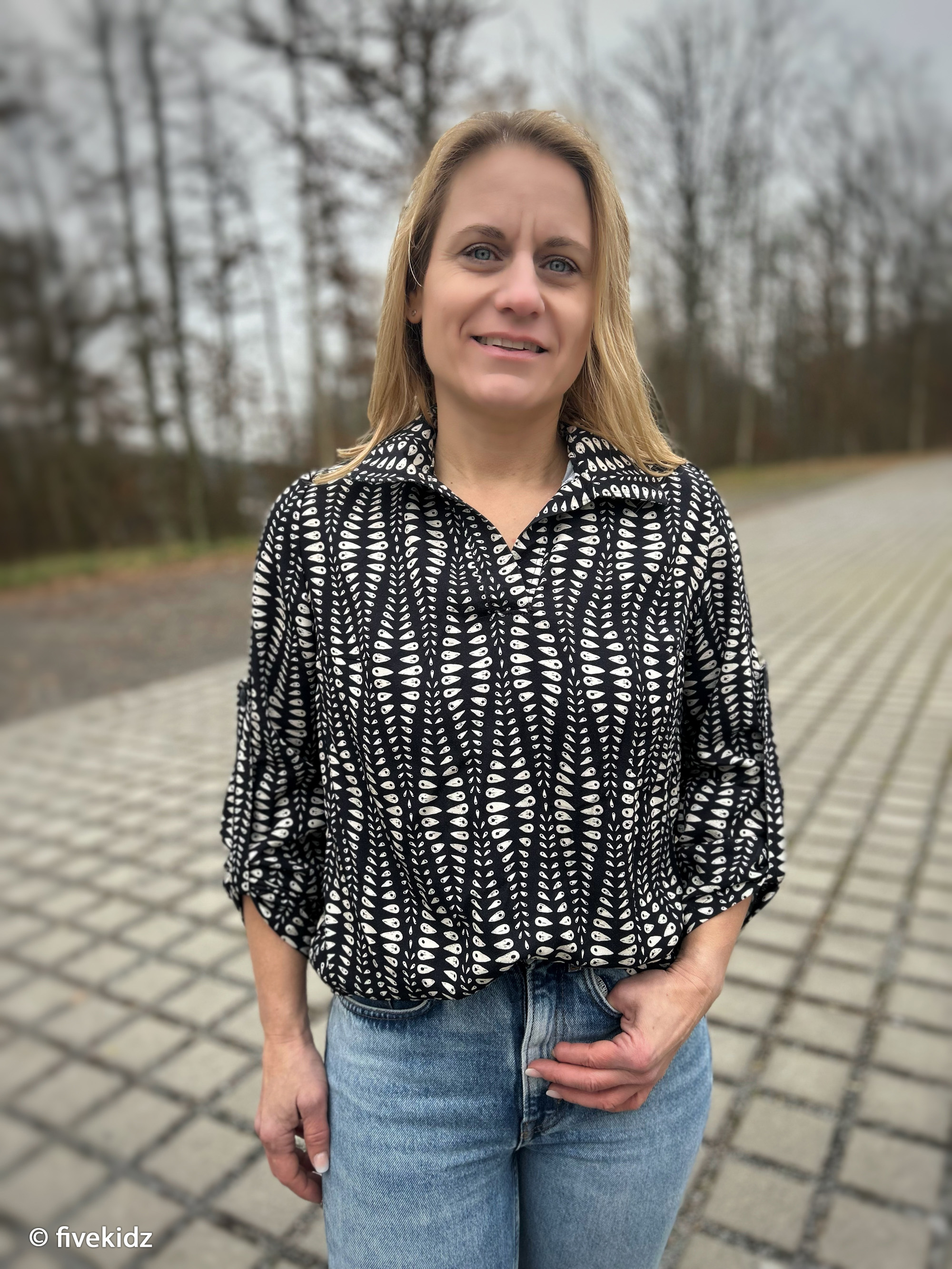 Swafing - Viscose - Trigo  - By Bienvenido Colorido - Black