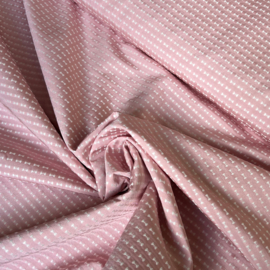 Deadstock Jacquard - Katoen Viscose - Light Pink