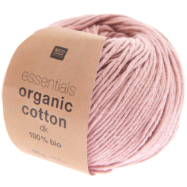 Rico Design - Essentials - Organic Cotton dk - Smokey Pink 005