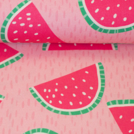 Swafing Katoen - Canvas Soepel   - Jumble & Zest by Bienvenido Colorido - Melon Pink