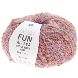 Rico Design - Fashion Fun Alpaca Cotton Blend Aran - Pink 003