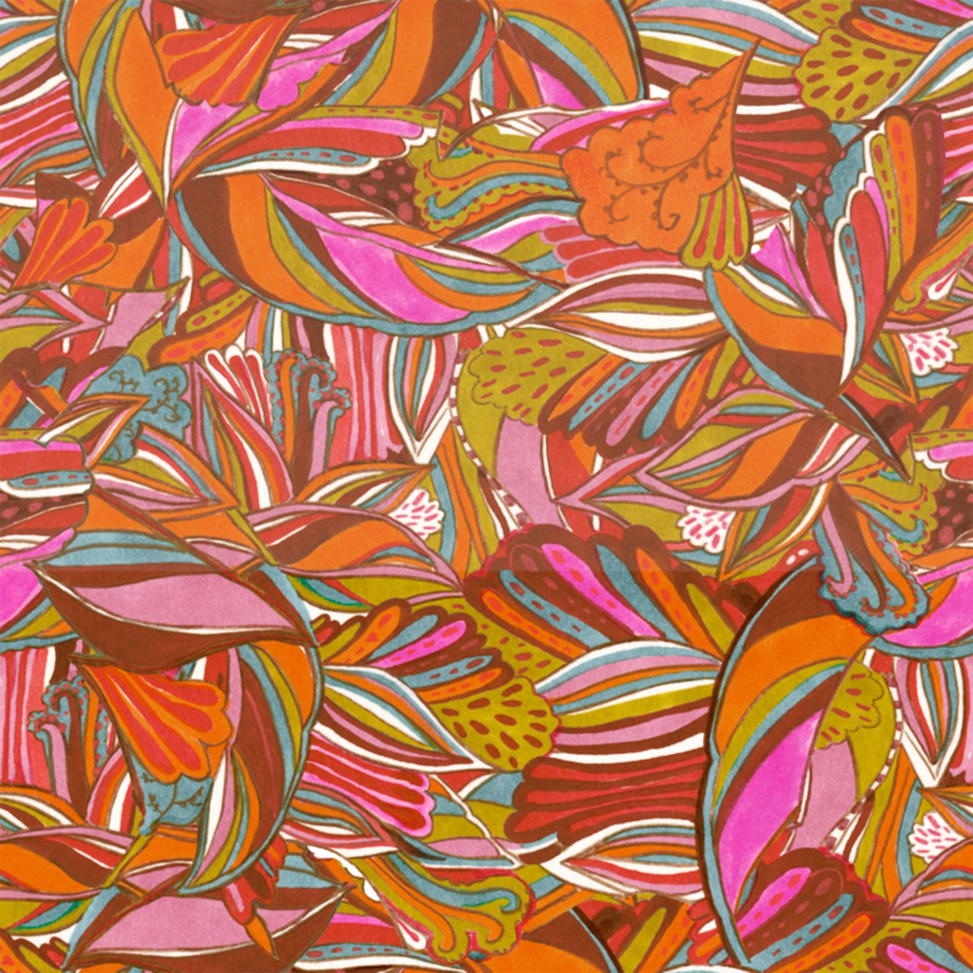 Roeqiya Fris - Viscose  - Leaves