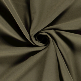 Wool touch  - two way stretch - Olive  127