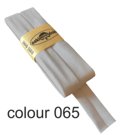 tricot biaisband | Lichtgrijs gemeleerd | col. 065