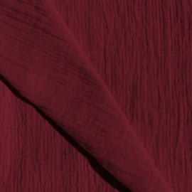Double Gauze Twill  - Bordeaux