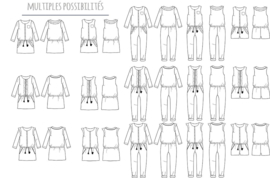 Ikatee Pattern | Marieke - Jumpsuit, playsuit & dress - Girl 3/12