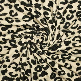 Heavy Jogging - Organic - Leopard Big - Ilja - Ecru Black