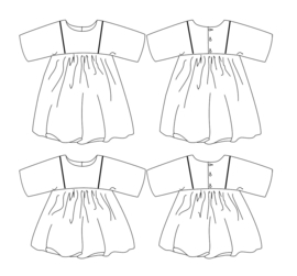 Ikatee Pattern | Sakura - Blouse & Dress - Girl 3/12