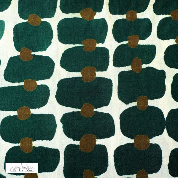 Bittoun - A la Ville -  Viscose  - Abstract   - Green