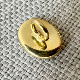 Knoop - Ovaal - 11 mm - Zamac - Ecru Goud