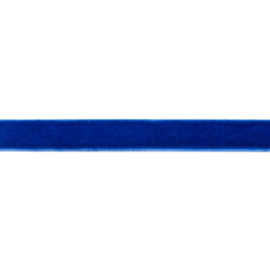 Fluweelband - 15 mm - Cobalt