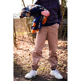 Katoen Keperbinding - Sand 006