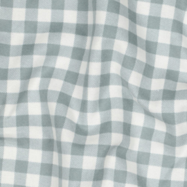 Katoen Flannel - Ruit - Mint