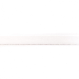 Fluweelband - 15 mm - Wit