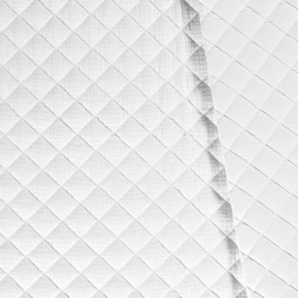 Double Gauze - Mousseline Quilted | White 050