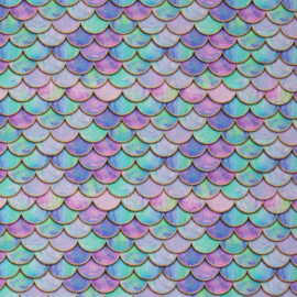Katoen Print - | Swafing -  Mermaid