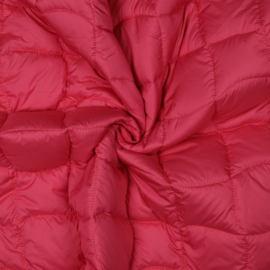 Verhees Textiles - Stepped Quilted - Pink  Lime Fluo