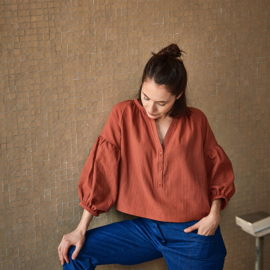 Ikatee Pattern | Okinawa Blouse and  Dress - Women - Size 32-52