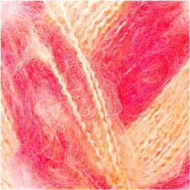 Fashion Alpaca Vibes Aran | Apricot - Fuchsia