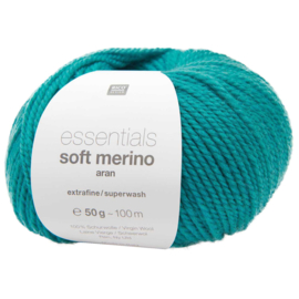 Rico Design - Essentials Soft Merino Aran - Turquoise 075