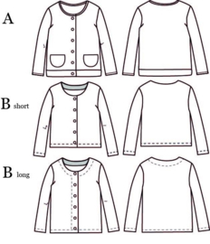 Ikatee | Vic Mum Cardigan - 34/46 - Paper Sewing Pattern | IKATEE | van ...