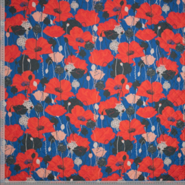 Quilted -  Mies & Moos - Poppy Blue