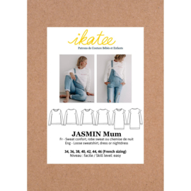 IKATEE | JASMIN Mum sweatshirt/dress -34-46 - Paper Sewing Pattern