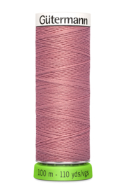 Gutermann - Gerecycled Polyester Garen - 100 meter - 473 Old Rose