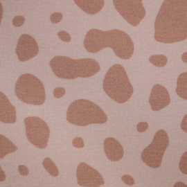 Swafing  - French Terry - Modal - Aislingen - Leopard - Soft Pink Black