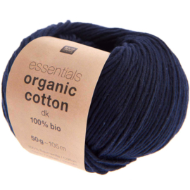 Rico Design - Essentials - Organic Cotton dk - Navy Blue 017