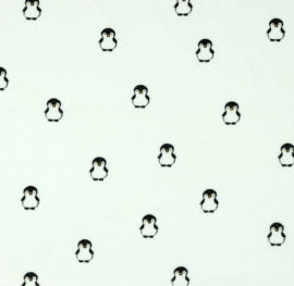 Nicky Velours - Verhees Textiles - Penguin White